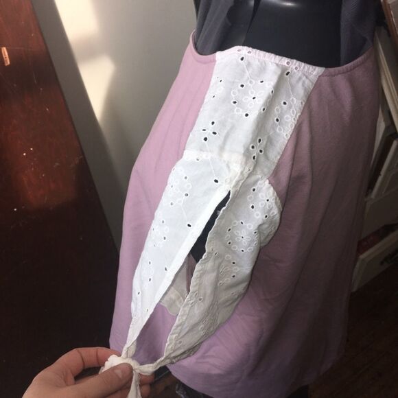 Lane Bryant 22/24 lace shoulders, slit sleeves blouse - Picture 2 of 4